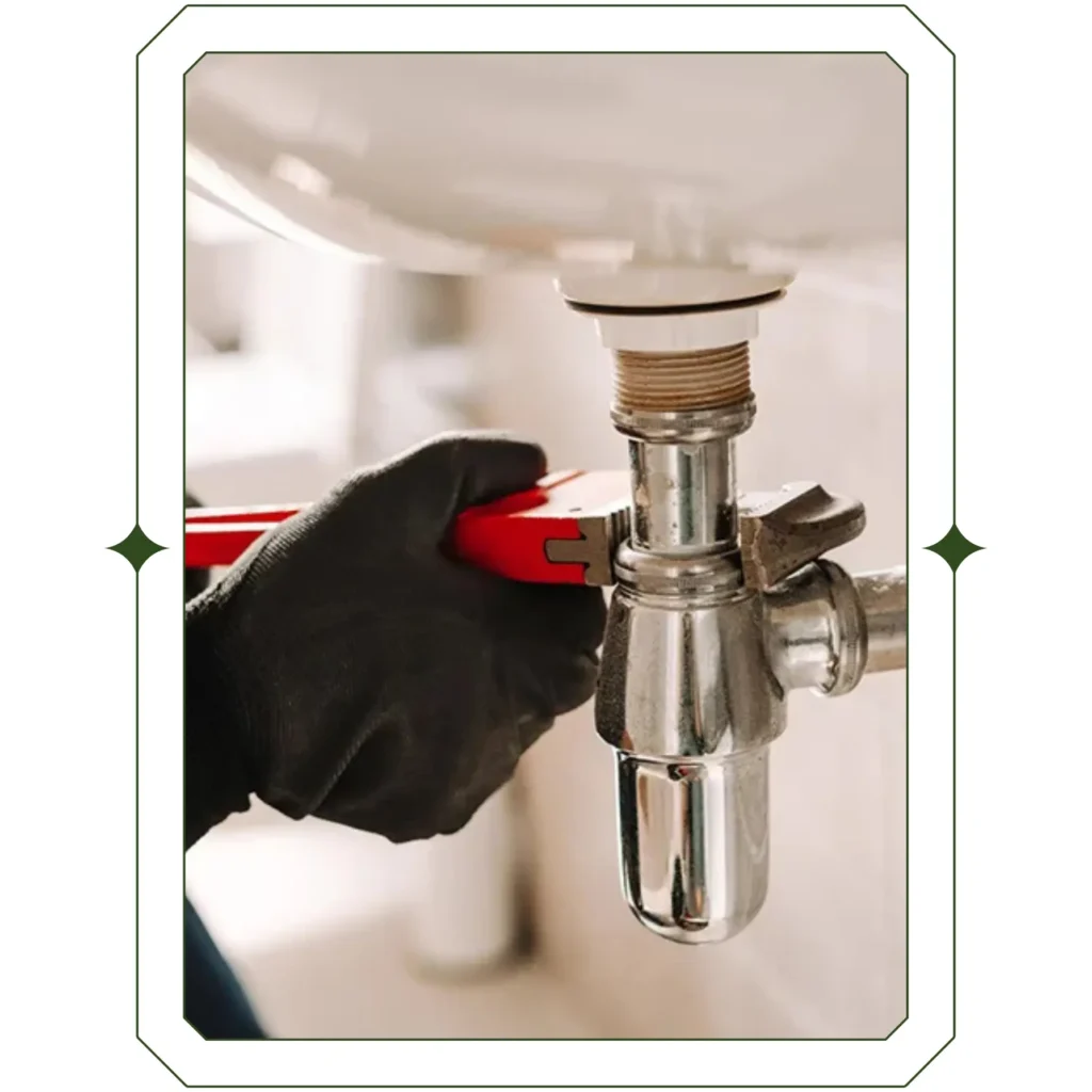 fontanero arreglando desague